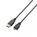 エレコム 極細USB3．0ケーブル(A-microB) 2．0m ブラック USB3-AMBX20BK