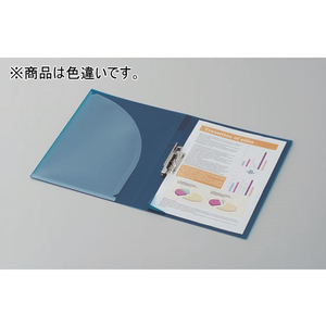 キングジム フェイバリッツ Zファイル(透明) A4タテ とじ厚12mm 赤 F021457-FV558Tｱｶ-イメージ2