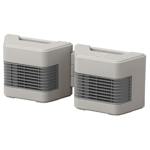 アイリスオーヤマ ツインセラミックヒーター グレージュ KCH-MN121-C-イメージ7