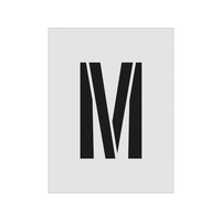 アイマーク ステンシル M 文字サイズ250×125mm FC683HZ-8186160