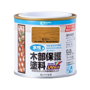 カンペハピオ 水性木部保護塗料 ピニー 0.2L FCB410M-イメージ1