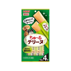 いなば ちゅーるテリーヌ ささみ&緑黄色野菜 15g×4P FCE497R-イメージ1