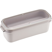 スケーター ラク洗 2段 ランチボックス 800mL サンドホワイト FCJ349L-PALB8