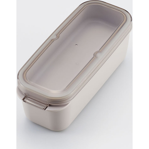 スケーター ラク洗 2段 ランチボックス 800mL サンドホワイト FCJ349L-PALB8-イメージ2