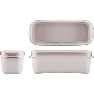 スケーター ラク洗 2段 ランチボックス 800mL サンドホワイト FCJ349L-PALB8-イメージ3