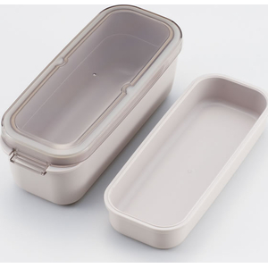 スケーター ラク洗 2段 ランチボックス 800mL サンドホワイト FCJ349L-PALB8-イメージ4