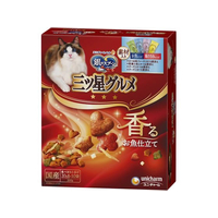 ユニ・チャーム 三ツ星グルメ 香るお魚仕立て 魚・鶏ササミ4種 200g FCF553N