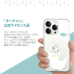 abbi FRIENDS iPhone 14 Pro用ターチャンソフトクリアケース [公式ライセンス品] 魚とターチャン ABF24245I14P-イメージ3