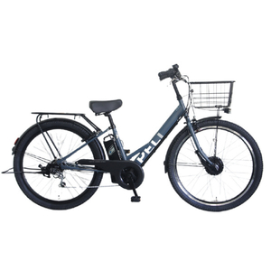PELTECH TDA-728L-SBL-8AH 27.5型 V型電動アシスト自転車外装6段 復刻