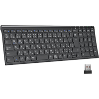 iClever ワイヤレスキーボード GKJ22B E03-0131J-45