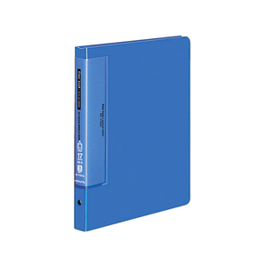 コクヨ クリヤーブックウェーブカット替紙式B5縦26穴 青 10冊 FC03476-ﾗ-T721B-イメージ1