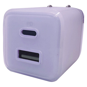 インプリンク PD30W対応Type-C/1USB 30W AC充電器 パープル IMACHCL30PU-イメージ1