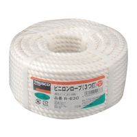 トラスコ中山 ビニロンロープ 3つ打 線径6mm×長さ30m FC203GS-5112486