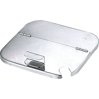 三宝産業 UK18-8 角キッチンポット割蓋 8cm FCK9591-044367008