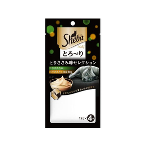マースジャパン シーバ とろーりメルティ とりささみ味セレクション 12g×4本 FC574NP-イメージ1
