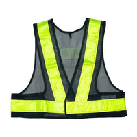 小野商事 安全ベストショート丈 5cm 紺×黄 NO.761 FCF516S-65-0308-56