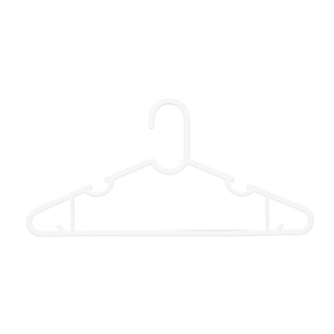 シービージャパン The hangers スリムハンガー20本セット ホワイト/グレー HANGERSｽﾘﾑﾊﾝｶﾞ-20P-イメージ3
