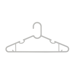 シービージャパン The hangers スリムハンガー20本セット ホワイト/グレー HANGERSｽﾘﾑﾊﾝｶﾞ-20P-イメージ4