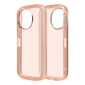 ラスタバナナ AQUOS sense9用fluffy shape TPUケース コーラル 8417AS9TPCO-イメージ1