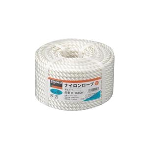 トラスコ中山 TRUSCO　ナイロンロープ　3つ打　線径9mmX長さ30m R-930N-イメージ1