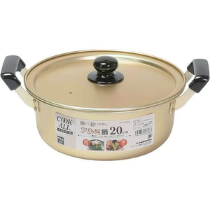パール金属 クックオール アルミ鍋 20cm FC916NM-HB-6608-イメージ1