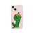 168cm iPhone 13 mini用ハイブリッドクリアケース Green Olly with バナナ 168247I13MN-イメージ1