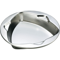 イケダ 抗菌ステンレス トライアングルトライ 浅皿 18cm FC141LZ-8796000