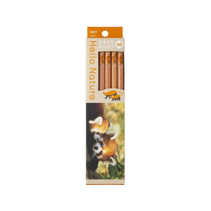トンボ鉛筆 ハローネイチャー かきかたえんぴつ レッサーパンダ 6B FC533PH-KB-KHNLP2-6B-イメージ1