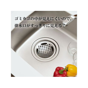 伸晃 シンク 排水口カバー 目皿 ごみ受け ステンレス FCE124T-SP-201-イメージ3