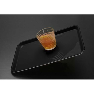 橋本達之助工芸 ピノ ノンスリップトレー 33cm角 ブラック 1枚入 FCN5869-イメージ2