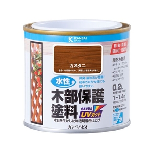 カンペハピオ 水性木部保護塗料 カスタニ 0.2L FCB412M-イメージ1