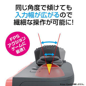 スリースト Joy-Con用スティックキャップ ブラック GUS2F047-イメージ5