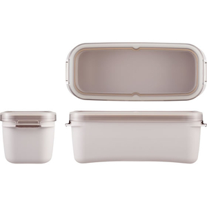 スケーター ラク洗 2段 ランチボックス 930mL サンドホワイト FCJ351L-PALB10-イメージ3