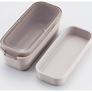 スケーター ラク洗 2段 ランチボックス 930mL サンドホワイト FCJ351L-PALB10-イメージ4