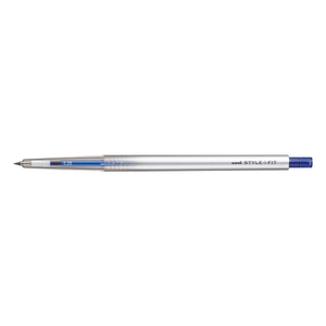 三菱鉛筆 スタイルフィット ゲルインクボールペン ノック式(リフィル入) 0．28mm ブルー UMN1392833-イメージ1