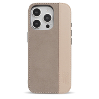 エム・ディー・シー iPhone 16 Pro用new balance [スタンド付き背面ケース/スエード] グレージュ MD-75541-2