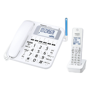 パナソニック VEGE18DLW デジタルコードレス電話機(子機1台 