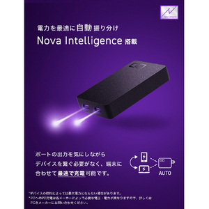 CIO NovaPort SLIM DUO 45W ブラック CIO-G45W2C-S-BK-イメージ5