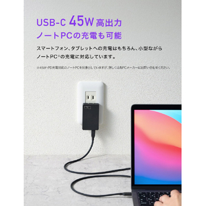 CIO NovaPort SLIM DUO 45W ブラック CIO-G45W2C-S-BK-イメージ7