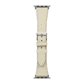オウルテック Apple Watch (38/40/41mm)用スリムイタリアンレザーバンド mignonne エクリュ OWL-MINAWBS01-WH