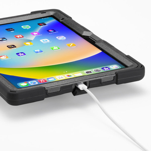 サンワサプライ iPad 10．9インチ用耐衝撃ケース(ハンドル、スタンド、ショルダーベルト付き) ブラック PDA-IPAD1917BK-イメージ12