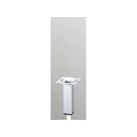 光 アイテック スマートレグ 角脚 25×25×100mm シルバー FCM0458-KSK250-2