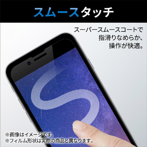 エレコム Galaxy A54 5G用フィルム スムース 指紋防止 高透明 PM-G233FLSTGN-イメージ6