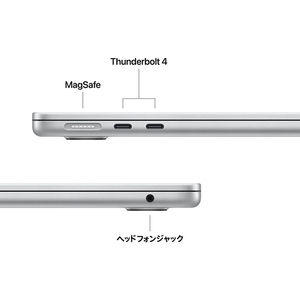 Apple 13インチMacBook Air： 10コアCPUと10コアGPUを搭載したApple M4チップ, 16GB, 512GB SSD - シルバー 16GB, 512GB SSD シルバー MW0X3J/A-イメージ7