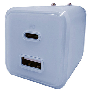 インプリンク PD65W対応 Type-C1ポート/USB1ポート AC充電器 ブルー IMACHCL65BL-イメージ1