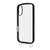 レイアウト iPhone 16用Like standard Puffull 耐衝撃 バンパー ストラップ金具付き ハイブリッドケース ブラック RT-P46CMD1/B-イメージ1