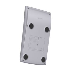 カシオ 本格実務電卓 ジャスト型 シルバー JS-20DD-SR-N-イメージ4