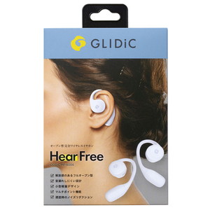 GLIDiC ワイヤレスイヤフォン Hear Free ホワイト GL-HF6000-WH-イメージ6