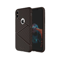Matchnine iPhone XS/X用ケース JELLO RUGGED ブラウン MN89249I8