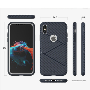 Matchnine iPhone XS/X用ケース JELLO RUGGED ブラウン MN89249I8-イメージ7